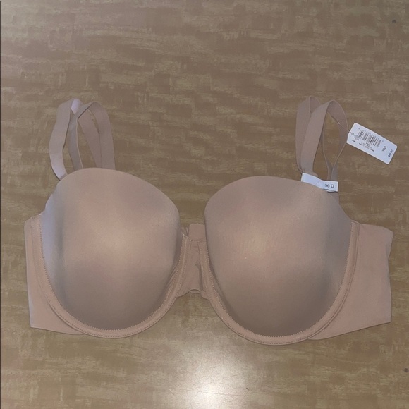 GapBody Tshirt multi wear strapped Tan Underwire Bra NWT 36D - Picture 1 of 11
